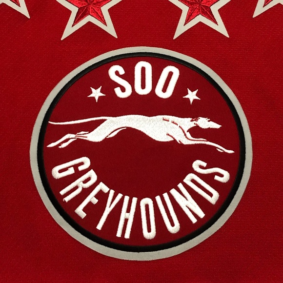 ⛔️SOLD⛔️ CCM SOO GREYHOUNDS CHL JERSEY - Picture 3 of 16